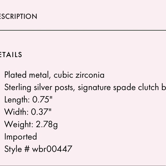 NWT KATE SPADE ♠️ SAY YES I DO HUGGIES EARRINGS - Picture 10 of 10